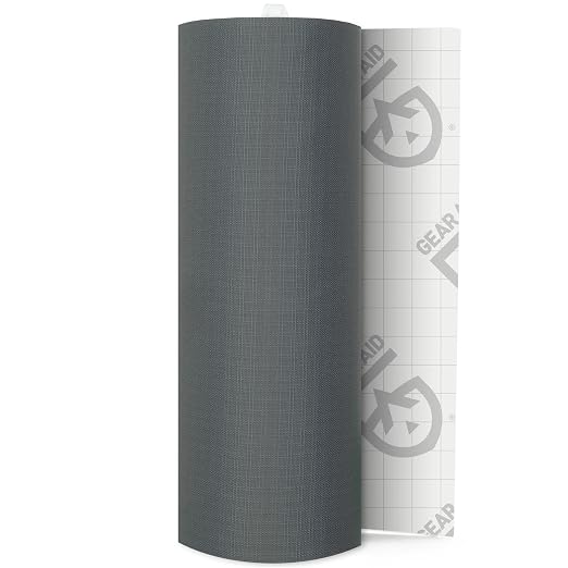 GEAR AID Tenacious Tape 3” x 20” Fabric and Vinyl Gear Repair Tape, Fix Holes by GEARAID