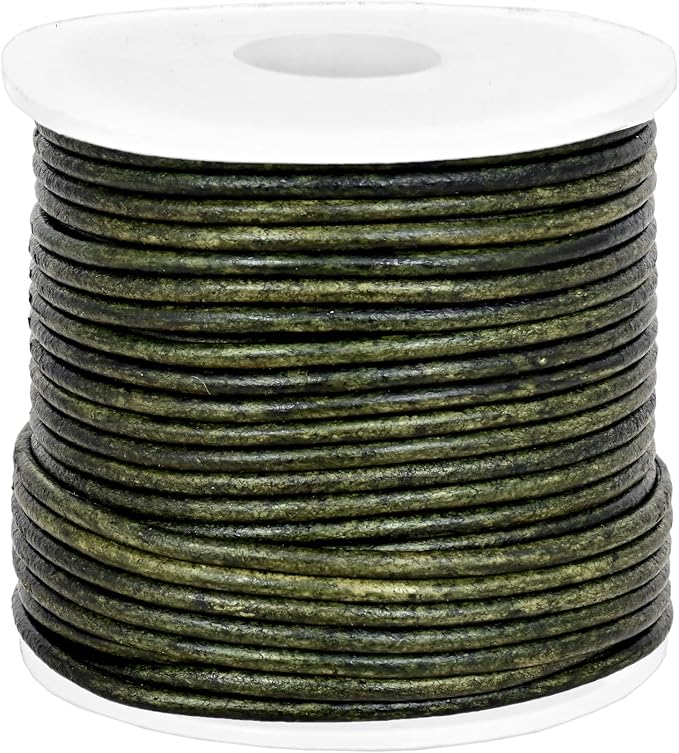 GENIQUE Real/Genuine Round Leather String Cord - Image 2