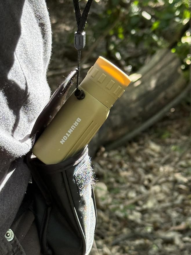 Brunton LITE TECH 8x22 Monocular, Coyote Tan, BaK-4 Prism Glass, Compact Design - Image 5