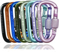 YUCHIYA 8 Pack D-Shape Carabiner Clasp by YUCHIYA