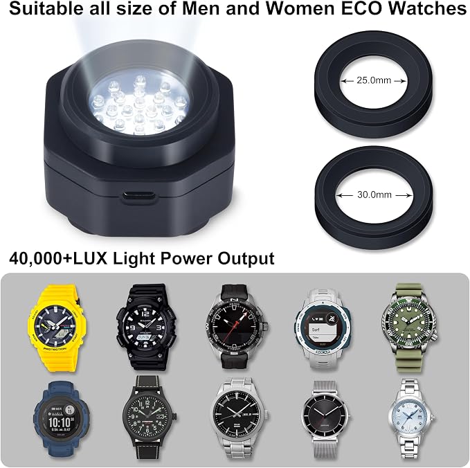 CoolFire - USB-C UV Free Solar Watch Fast Charger - Image 4