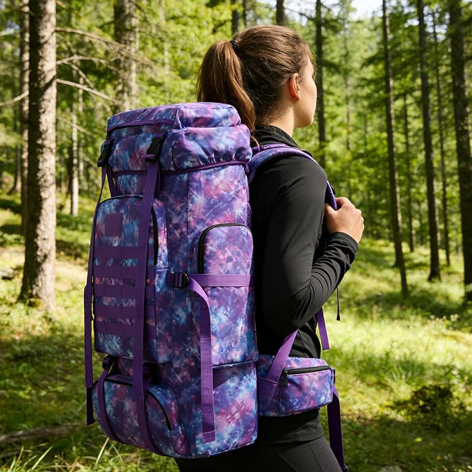 Hiking Backpack for Men 70L/100L Camping Backpack Military Rucksack Molle 3 - Image 7
