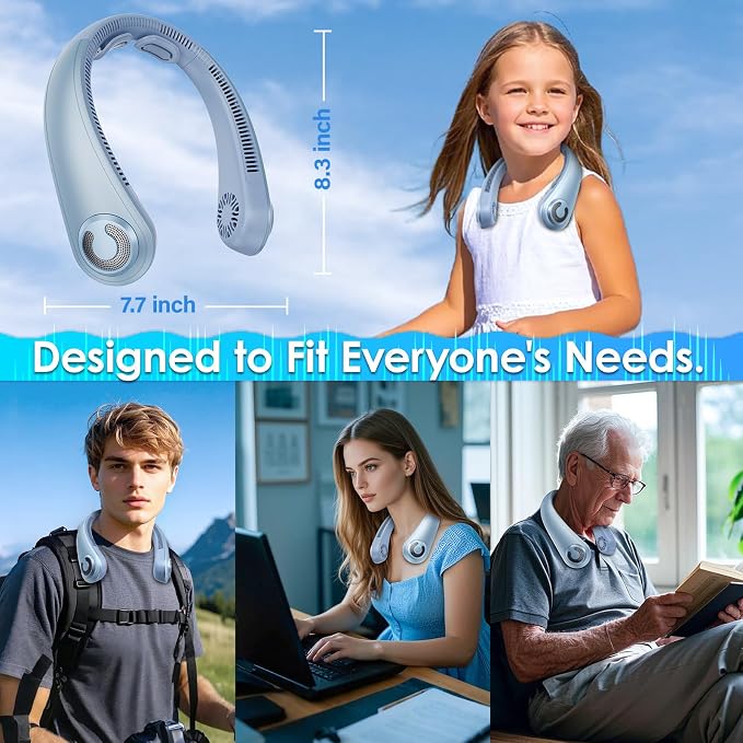 Portable Lightweight Neck Fan - Image 7