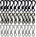Mini Carabiner Clips with Metal Spring Wiregate Hook and Little Eye Hole by Bytiyar