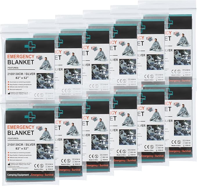 General Medi Emergency Blanket, Emergency Silver Foil Blanket– Perfect - Image 2