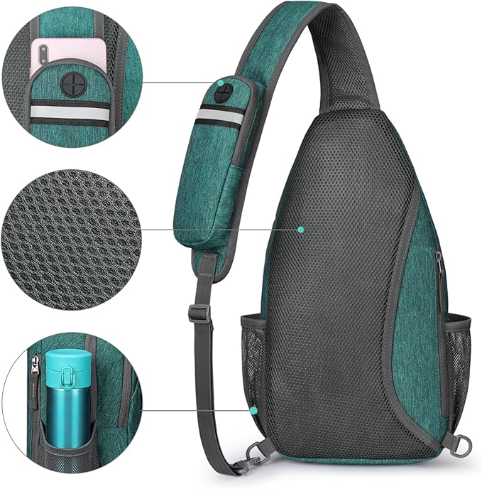 G4Free Sling Bag RFID Blocking Sling Backpack Crossbody Chest Bag Daypack - Image 6