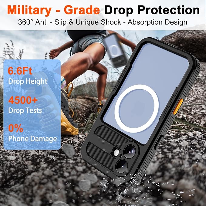 Waterproof Case for ‌iPhone 17, IP68 Certified, Military Grade Shockproof & - Image 6