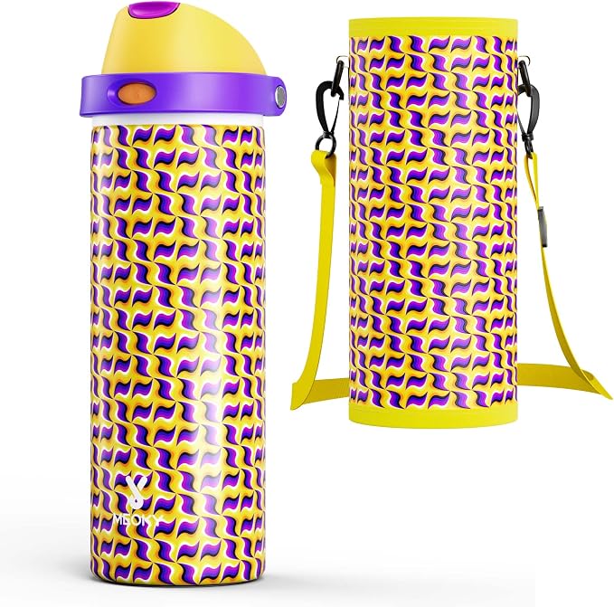 24 oz Insulated Water Bottle by MEOKY