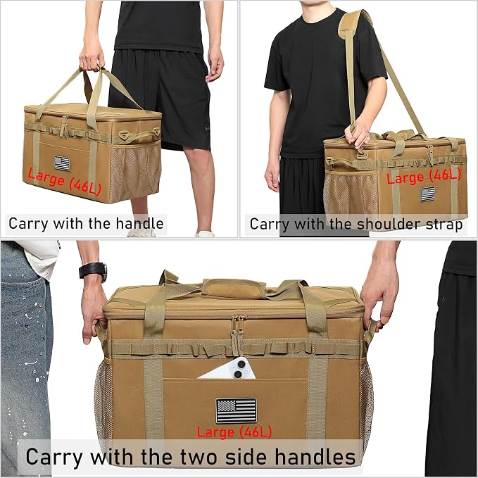 Tactical Camping Storage Bag Utility Tote Bag Camping Kitchen Organizer - Image 6