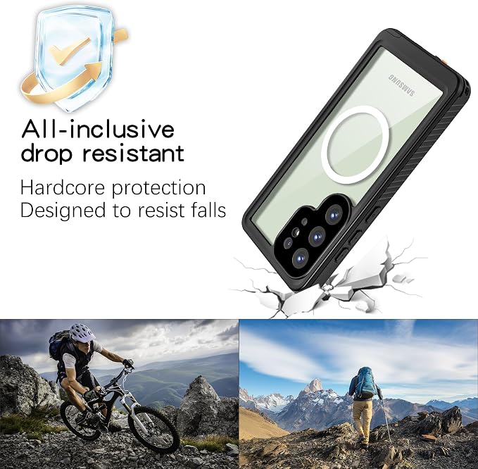 for Samsung Galaxy S25 Ultra Case, IP68 Waterproof Dustproof Case, Full Body - Image 5