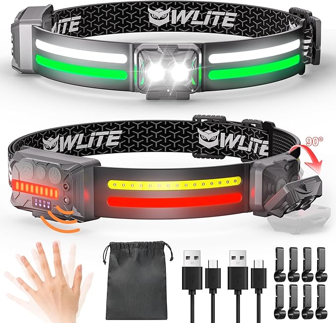 EGUKU Headlamp Rechargeable, Camping Hiking by EGUKU