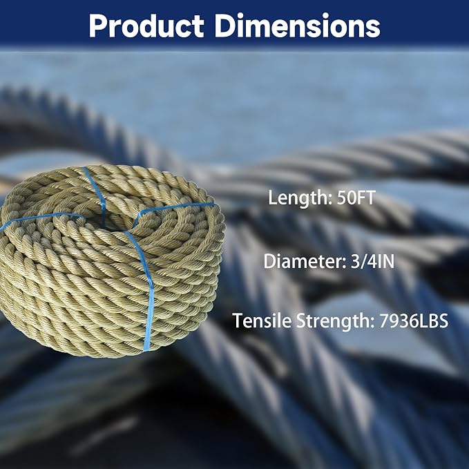 3/4 inch x 50 feet Twisted ProManila - Image 2