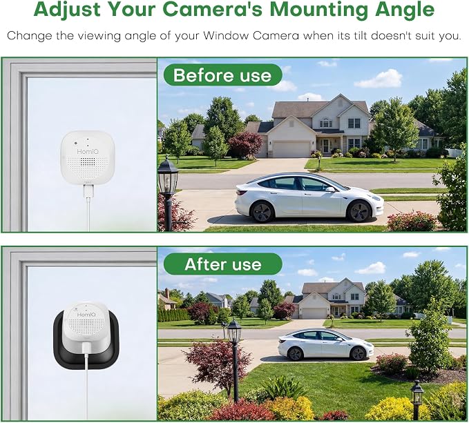 Window Camera Mount for Glass, Suitable for Indoor and Outdoor Home Security - Image 5