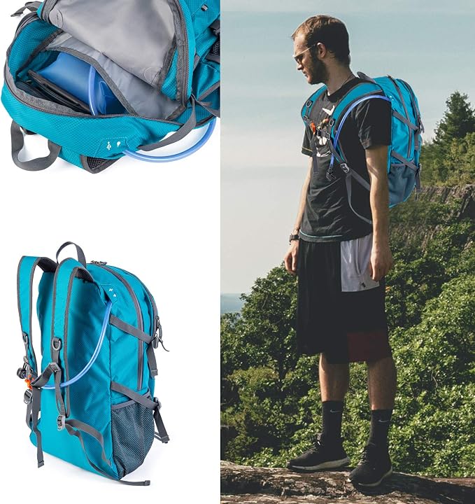 NODLAND Lightweight Backpack Travel 40L Foldable Water-Resistant Daypack - Image 5