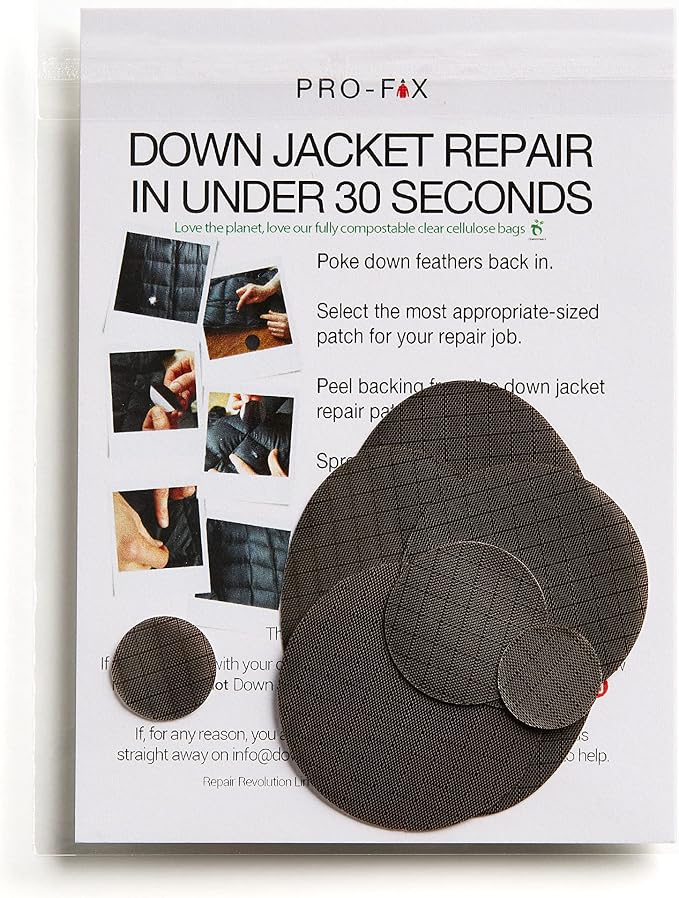 Self-Adhesive Waterproof Repair Patch Kit by DownJacketRepair