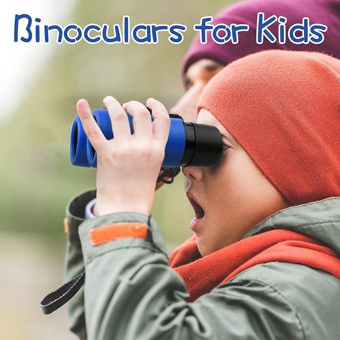 Scotamalone Kids Binoculars Shock Proof Toy Binoculars Set - Image 3