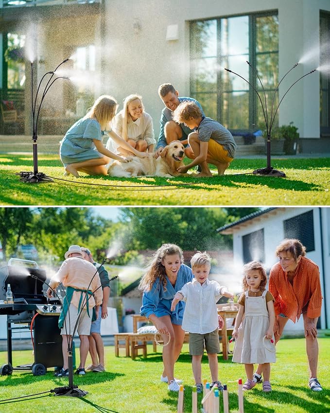 Rafow Standing Misters for Outside Patio Portable Misting System for Cooling - Image 6