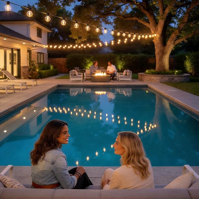 RTTY Outdoor LED String Lights 100 FT Patio Light - Image 8