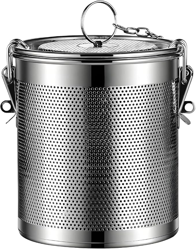 Stainless steel cylindrical seasoning filter, Mesh Design Tea Ball Strainer by BANGPEIWQT