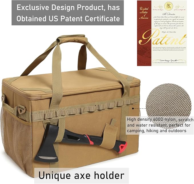 Tactical Camping Storage Bag Utility Tote Bag Camping Kitchen Organizer - Image 2