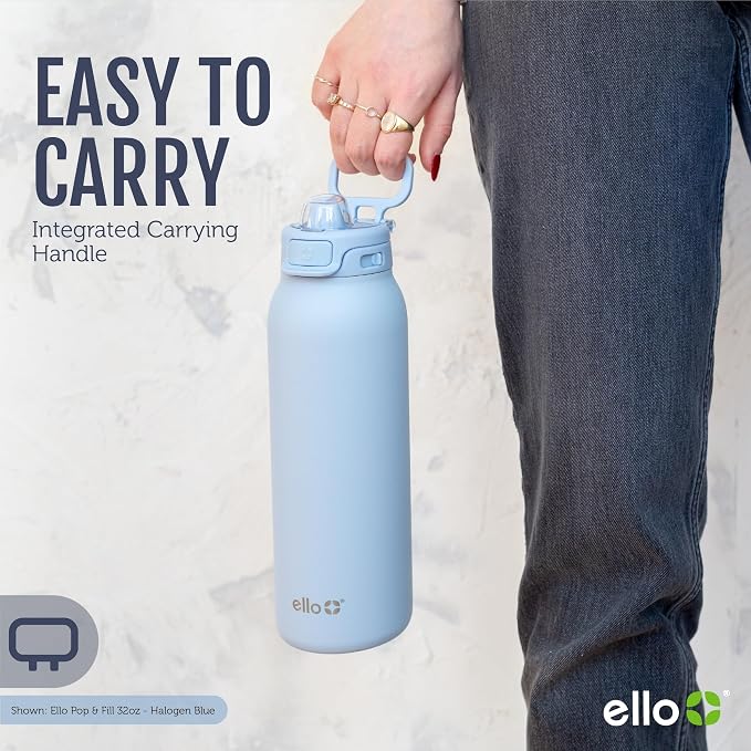 Ello Pop & Fill 32oz Stainless Steel Water Bottle - Image 8