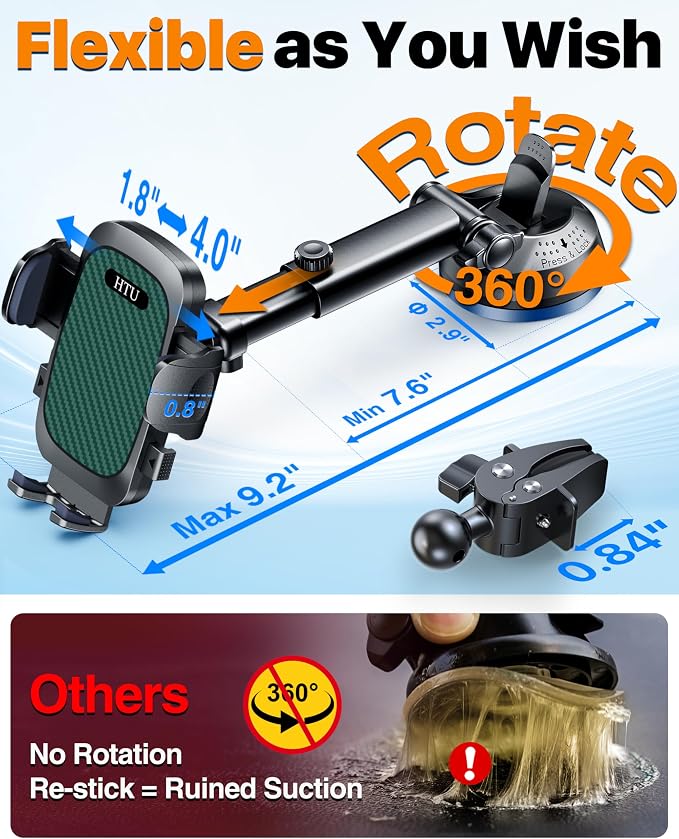 HTU 2026 Ultimate Best【True Military-Grade & Safety Cert】Car Phone - Image 4