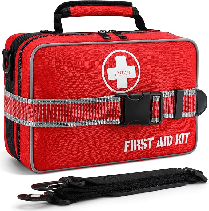 Comprehensive Premium 430 Piece Emergency First Aid Kit, Large Medical Kits by TlieaoFirstAidKit