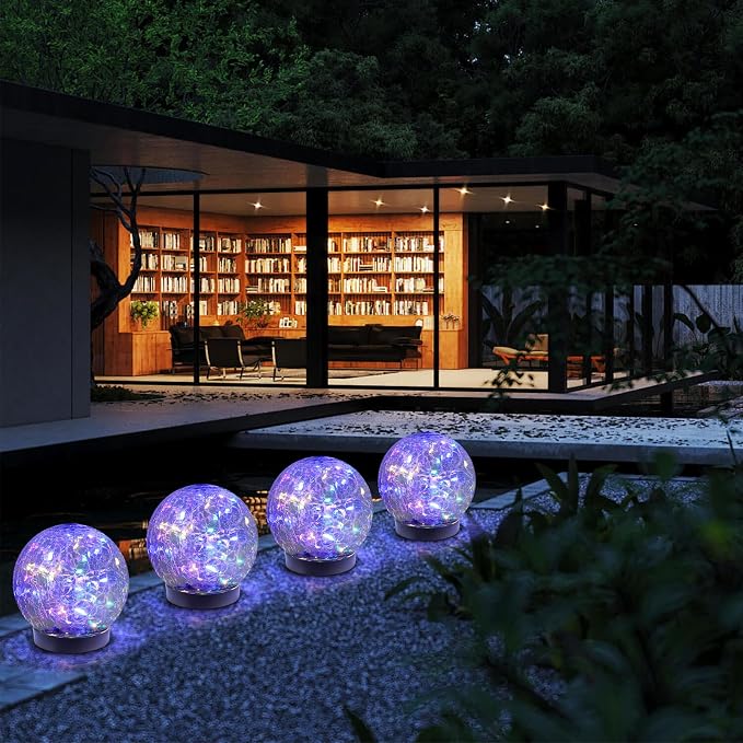MLKNK Solar Globe Lights Outdoor Waterproof-Solar Balls-Solar Garden Lights-Orbs - Image 6