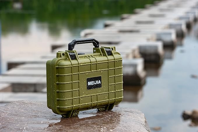 MEIJIA Portable All Weather Waterproof Protective Hard Case, Small Camera Case - Image 7