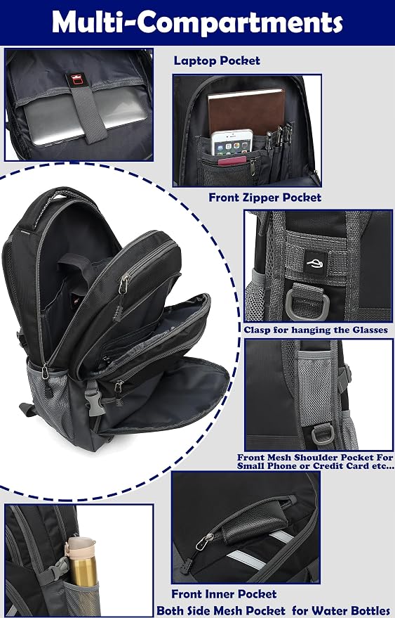 ProEtrade Extra Large Backpack Bookbag - Image 2