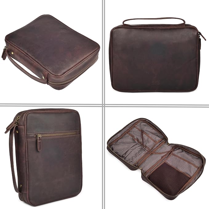 LEATHER VILLAGE Genuine Leather Bible Cover - Image 7