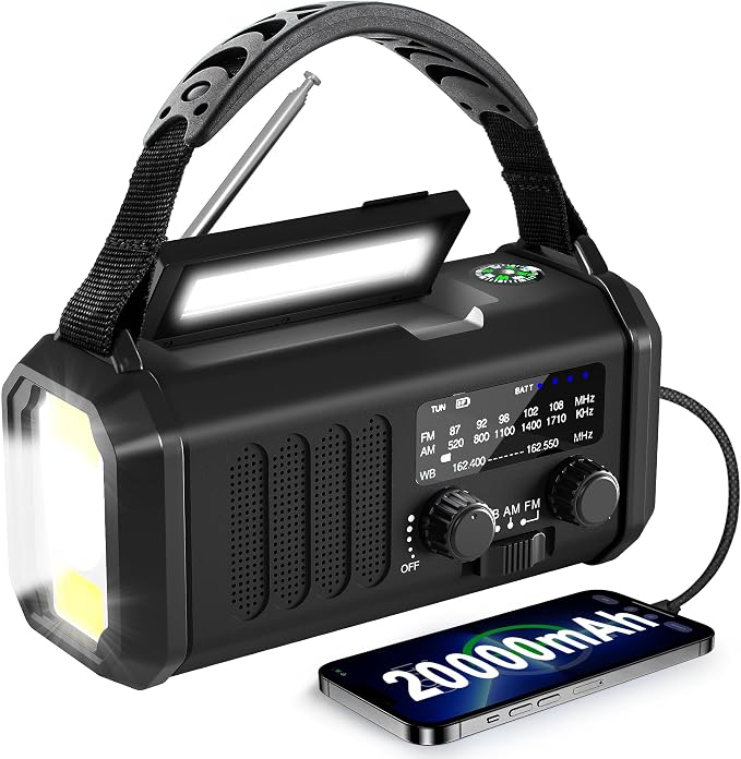 Leaton Emergency Hand Crank NOAA Weather Radio by Leaton