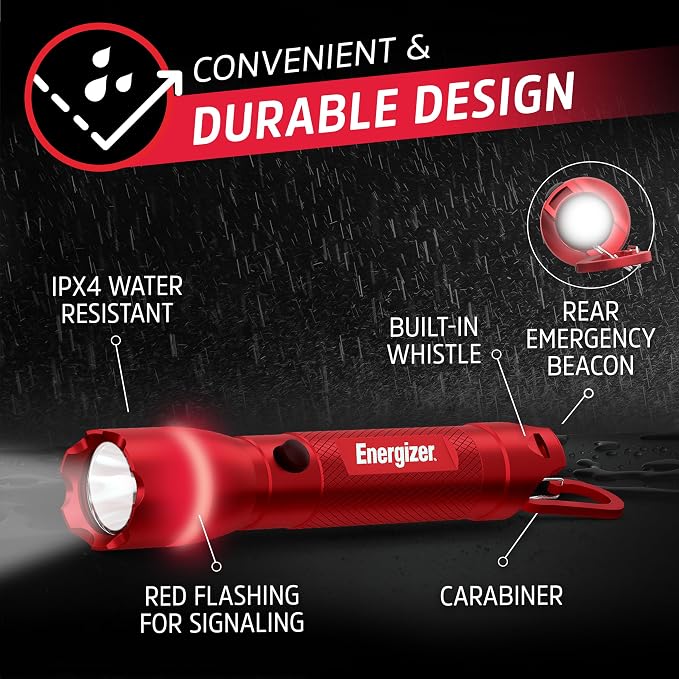 Energizer R-300 LED Flashlight Emergency Safety Light, Bright IPX4 Water - Image 3