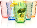 14-ounce Plastic Tumblers, Acrylic Drinking Glasses, Shatter-Proof, by ZAINCA