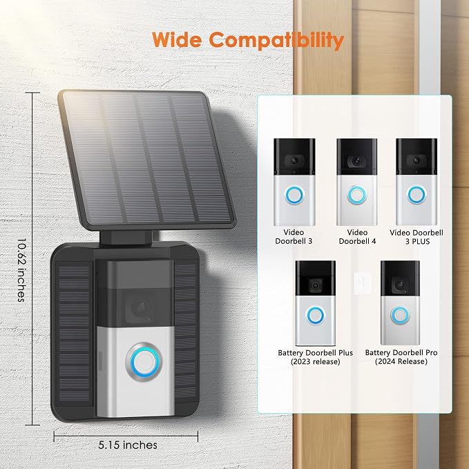 Doorbell Solar Charger Compatible - Image 2