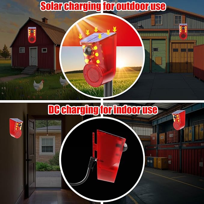 Solar Motion Sensor Alarm Device - Image 6
