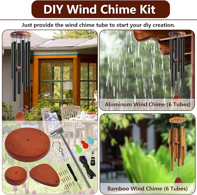 Wind Chime Replacement Parts, Wind Catcher, 19.6FT Nylon Cord, DIY Wind Chime - Image 5
