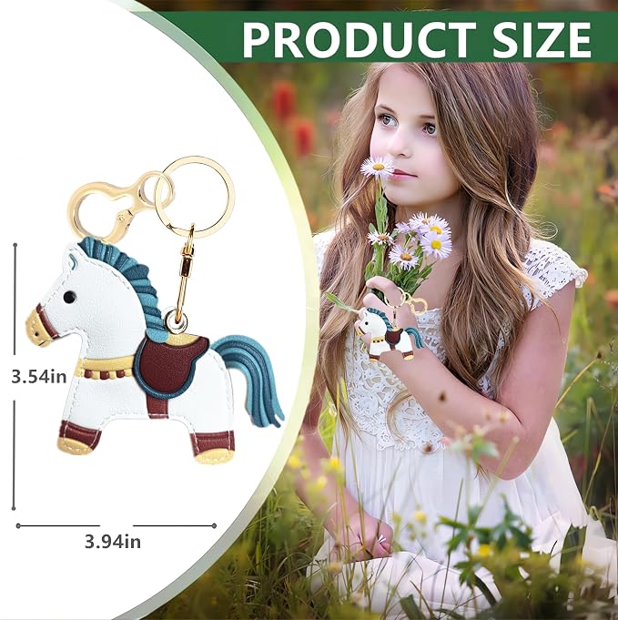 Leather Keychain Holder Case Compatible - Image 2