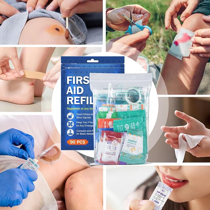 SuccorWare 90 Pieces First Aid Refill Kit - Image 5