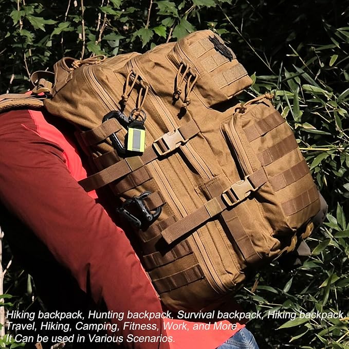 45L Tactical Backpack for Men Women, Military Assault Pack - Image 8