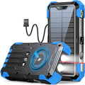 Sudrov Solar Charger Power Bank, 42800mAh Wireless Portable Charger by Sudrov