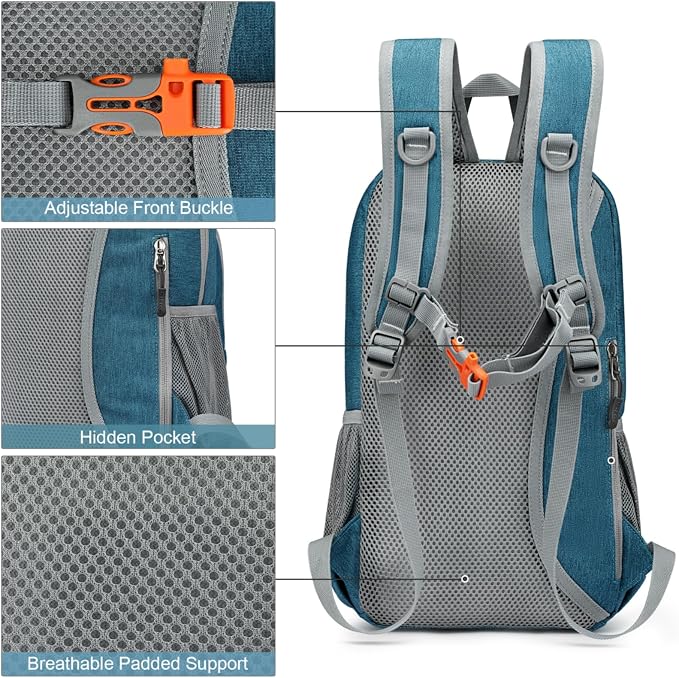 G4Free Mini 10L Hiking Daypack Small Hiking Backpack Cycling Compact Shoulder - Image 6