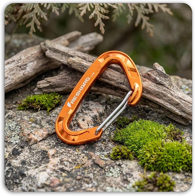 FresKaro 15kN-3372lbs Heavy Duty Wiregate Carabiners, Reliable Time-Tested - Image 6