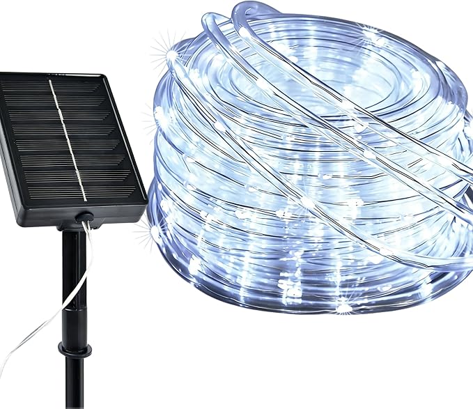 MERRIMAX M Solar Rope Lights Outdoor, 72FT 200LED Solar String Lights by MERRIMAX+M