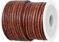 GENIQUE Real/Genuine Round Leather String Cord by GENIQUE
