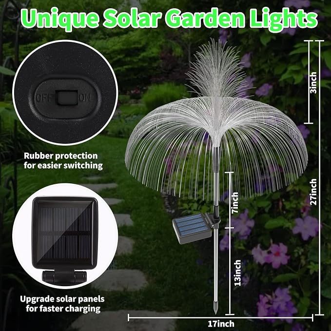 Solar Garden Lights Outdoor Decorative Waterproof, Solar Light - Image 7