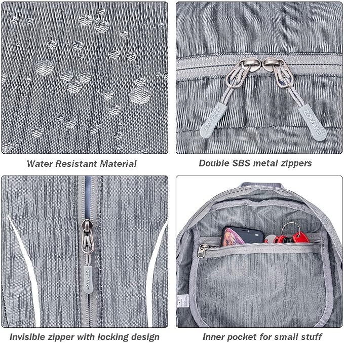 ZOMAKE 25L Ultra Lightweight Packable Backpack, Foldable Hiking Backpacks Water - Image 4