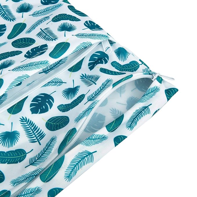 babygoal Wet Dry Bags for Baby Cloth Diapers, Washable Travel Bags, Gym Bag for - Image 2