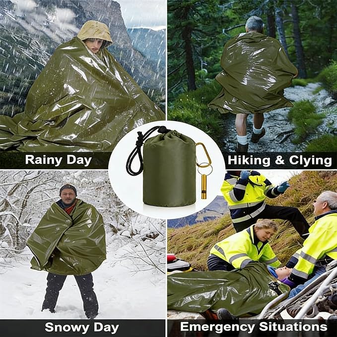Sleeping Bag, Terrashell Blanket, Emergency Sleeping Bag, Compact Lightweight - Image 7