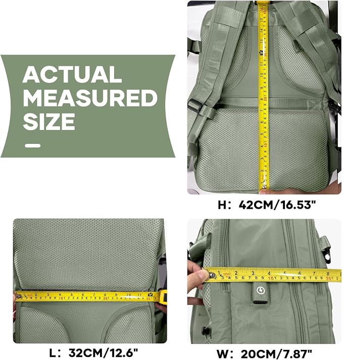 coowoz Travel Backpack For Women Men, Carry On Backpack, Hiking Backpack - Image 9